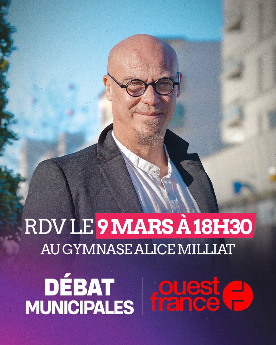 LFI_StJacques's tweet photo. 🔴 Logement abordable, vivre-ensemble, démocratie collective...
🌿 Rendez-vous le 9 mars à 18h30 au gymnase Alice Miliat pour le débat des municipales de Saint-Jacques face aux 3 autres listes. https://t.co/Hh71IUlKST