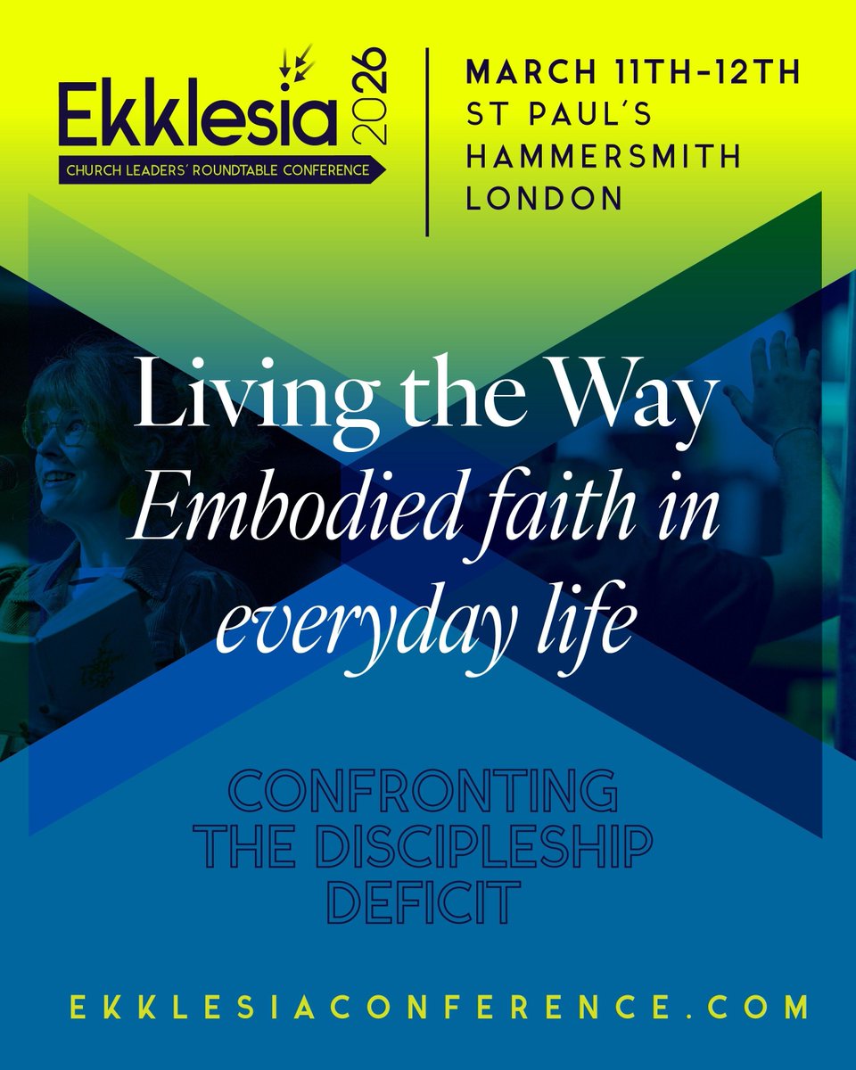 SJInews's tweet photo. How are we forming disciples in a culture shaped by shallow faith &amp; constant distraction?

Ekklesia 26 brings leaders together to reflect, learn &amp; wrestle with what faithful discipleship looks like today.

Join the conversation https://t.co/CnVcTqbDbi

11–12 March | London https://t.co/8wLydzT8r3