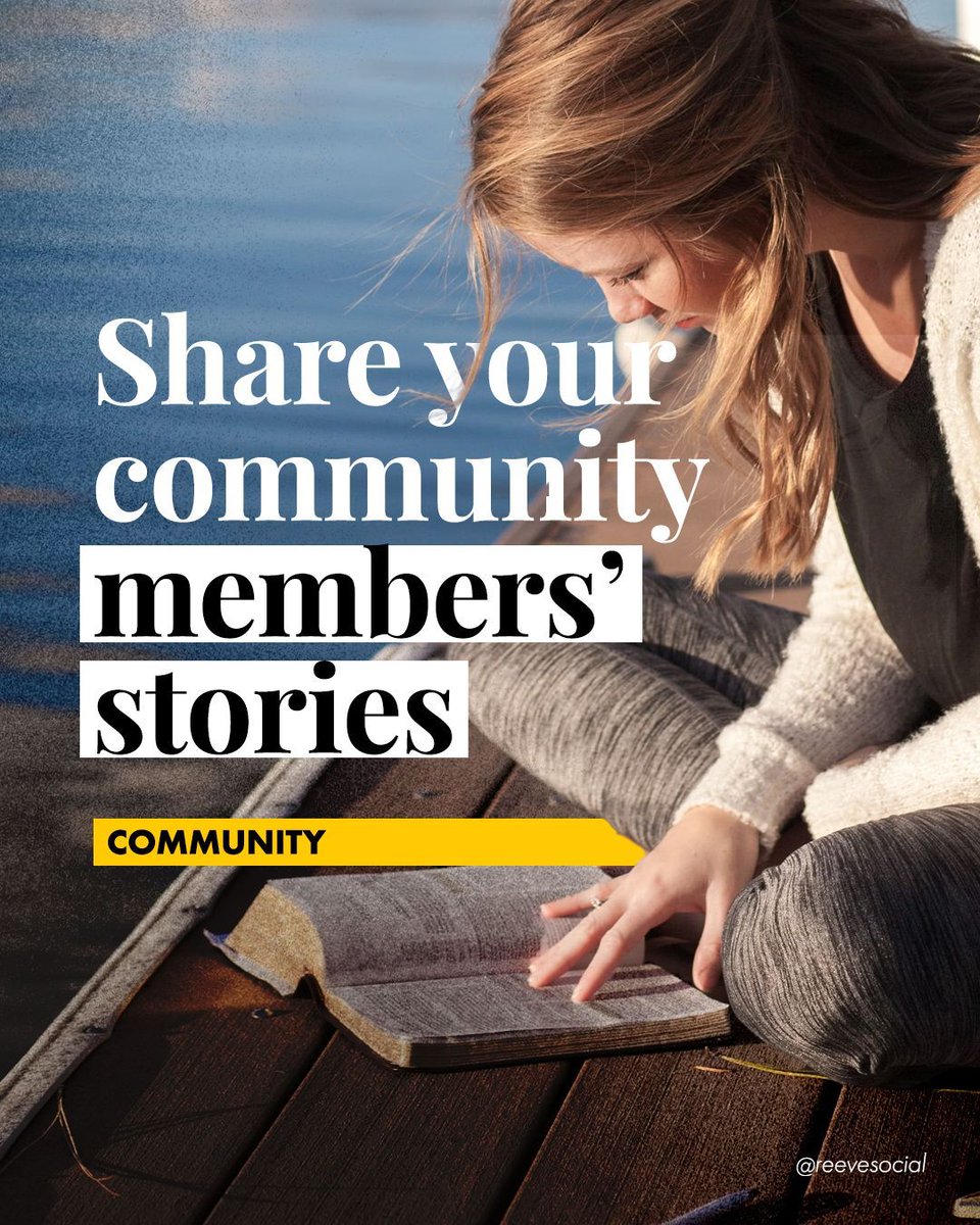 Social media that creates ➤ 𝗖𝗼𝗺𝗺𝘂𝗻𝗶𝘁𝘆

Are you finding it hard to create that community feel on your social channels?

💡 Create customer spotlight posts: Share your community members’ stories.

Purposeful social media, that creates impact. ®️✔️