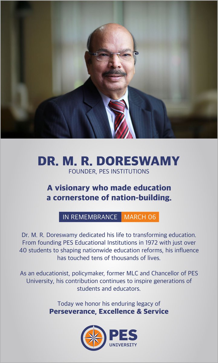 PES University tweet media