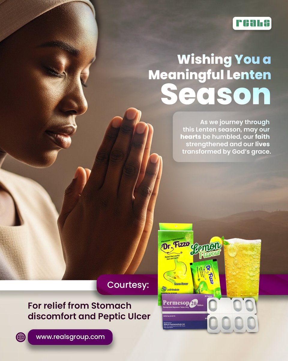 RealsGroup's tweet photo. Wishing you a Meaningful Lenten Season from Dr Fizzo and Permesop 20...

#realspharmaceuticals #realsgroup #lent #permesop20 #drfizzo #health #healthylifestyle #wellness #WellnessJourney https://t.co/CktHt5cP2N