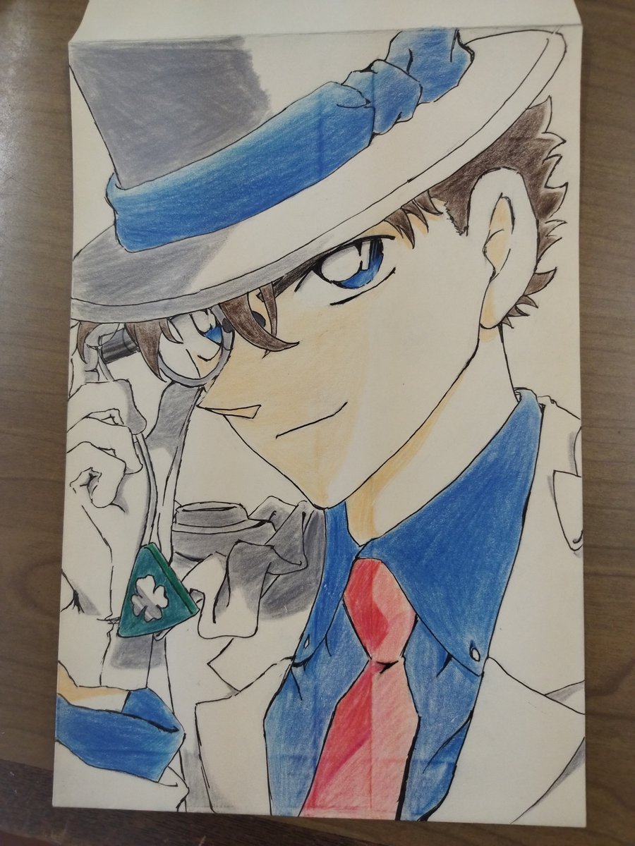 模写苦手😕
怪盗キッドに見えるかな…