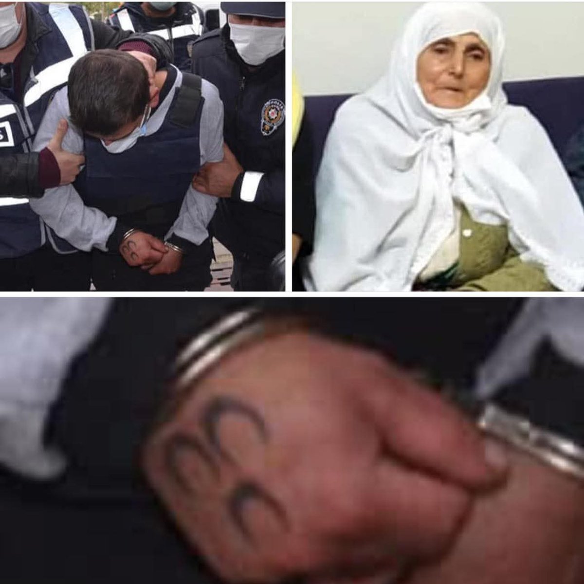 orklarlamucadle's tweet photo. 1- Özgecan Aslan’ın katili
2- Aleyna Çakır ve Sema Esen’in katili
3- İpek Er’e tecavüz edip intihar etmesine sebep oldu.
4- 92 yaşındaki Hanım Pınarlı’ya tecavüz edip öldürdü https://t.co/4jWqhvyOby