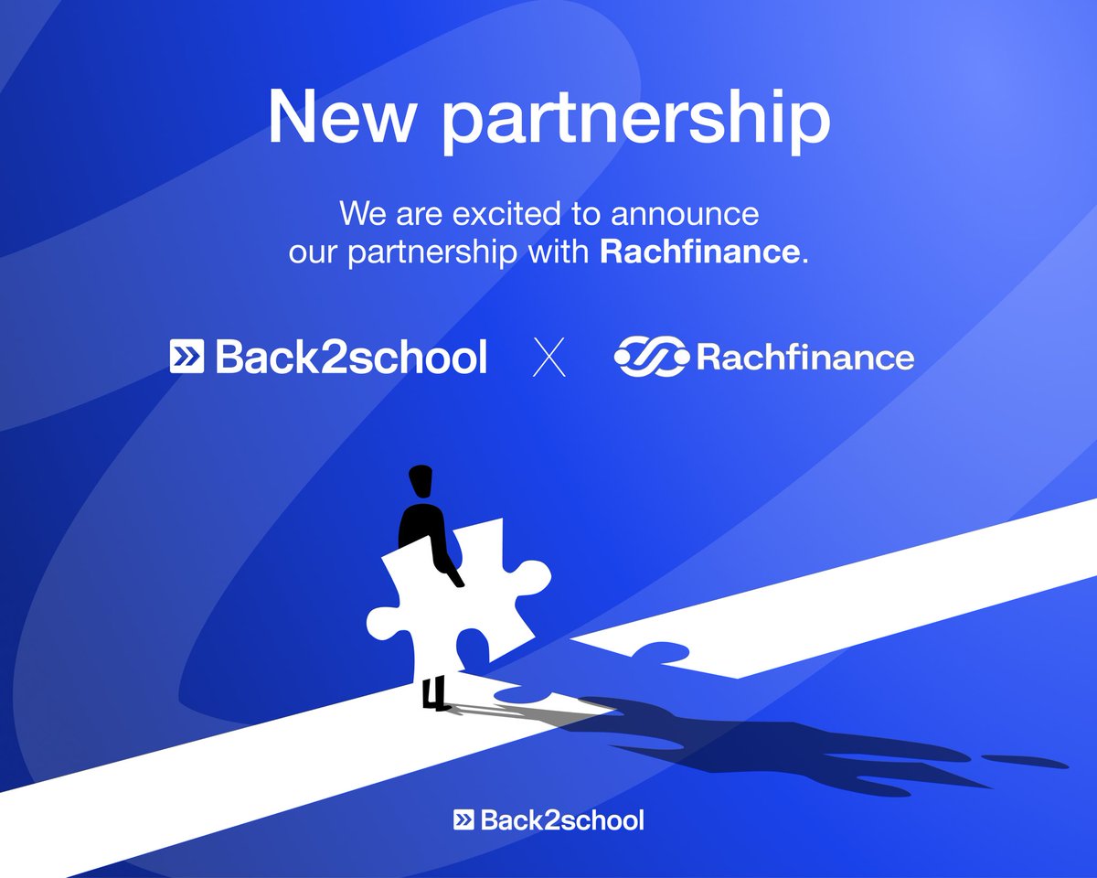 We’re pleased to welcome Rach Finance as a partner on Back2School.

Rach Finance can now implement their social value initiatives in education in a structured and transparent way. Through our platform, they can easily discover and support children in urgent need of education.