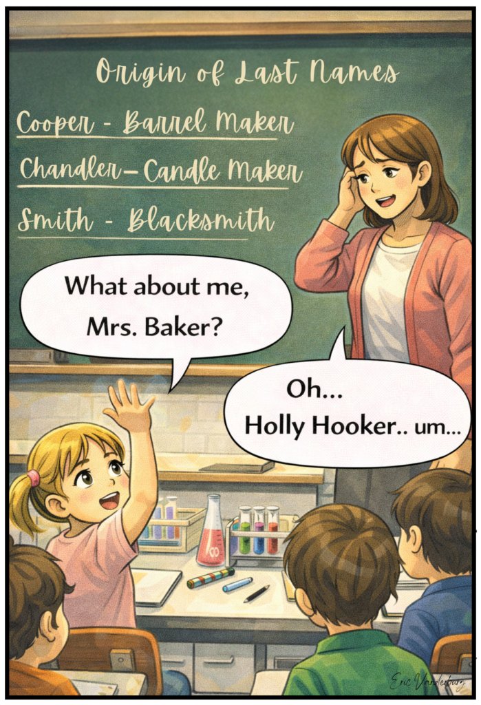 evanderburg's tweet image. #awkward #teaching Last Name Origins dlvr.it/TRKqn0