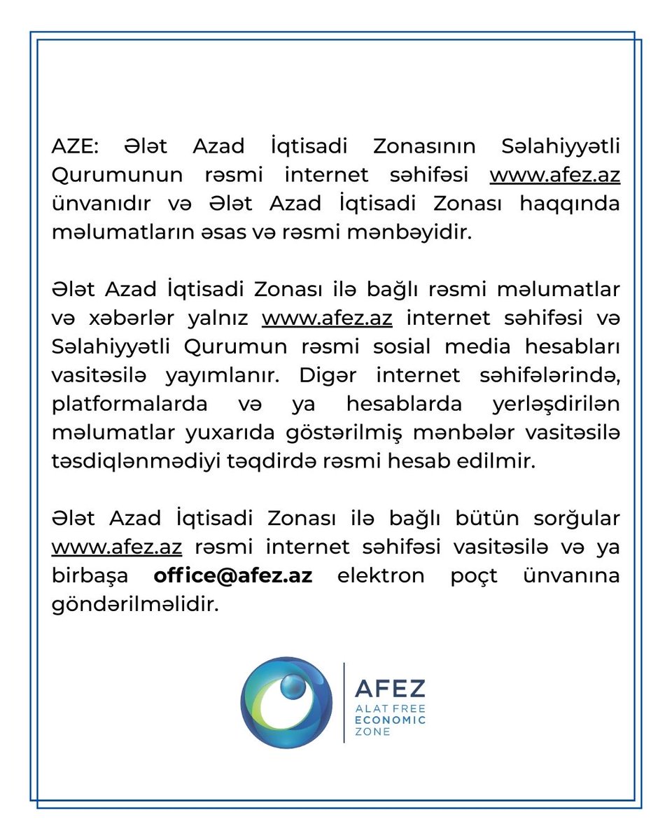 Alat Free Economic Zone tweet media