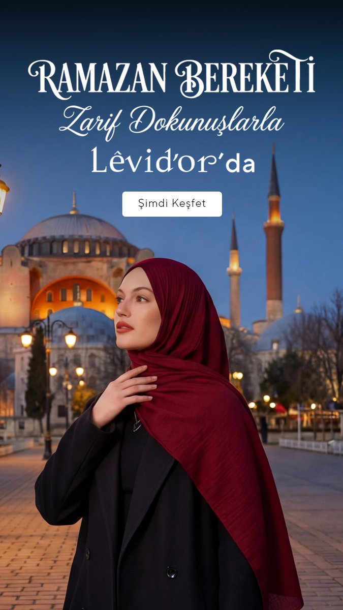 Ramazan’ın zarafeti Levidor’da. 🌙

Şıklığınızı tamamlayacak özel koleksiyonumuz sizleri bekliyor.
Ramazan’a özel olarak seçili ürünlerde indirim fırsatını kaçırmayın. ✨🛍️
levidor.com.tr/levidor-kadin-…