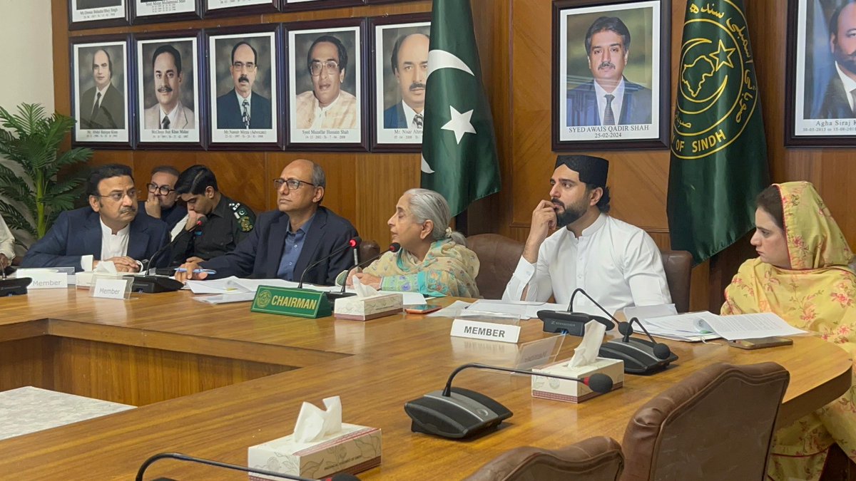 Attended the Sindh Cabinet Sub-Committee meeting on #SindhWomenAgriculturalWorkersRules2026 chaired by #SaeedGhani. Fruitful discussion with #DrAzraPechuho,#ZiaUlHassanLanjar &amp; #SardarMBakhshMahar to strengthen #WomenAgriculturalWorkers’ rights, protection &amp; welfare across #Sindh