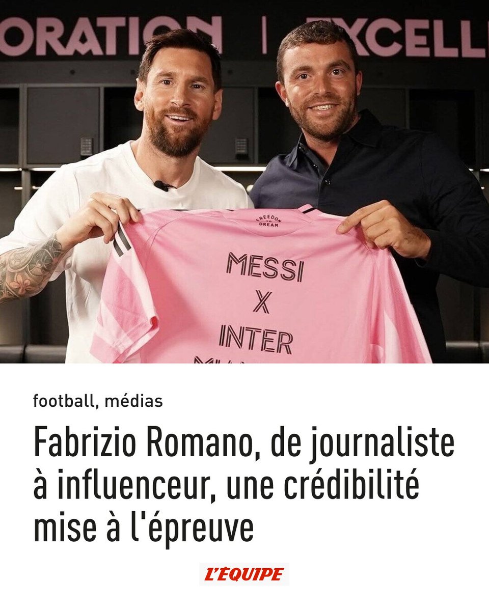 Sous le feu des critiques pour avoir publié mardi une vidéo promotionnelle dans laquelle il met en avant le rôle humanitaire de l'Arabie saoudite, Fabrizio Romano, spécialiste du mercato, doit désormais assumer un rôle d'influenceur et non de journaliste.

➡️