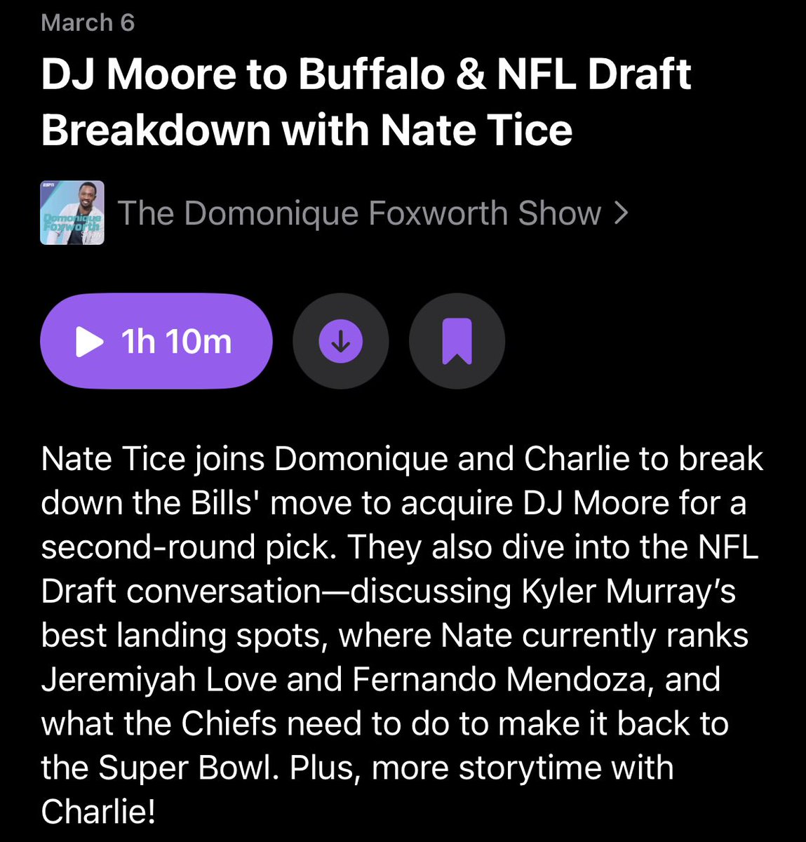 The Domonique Foxworth Show tweet media