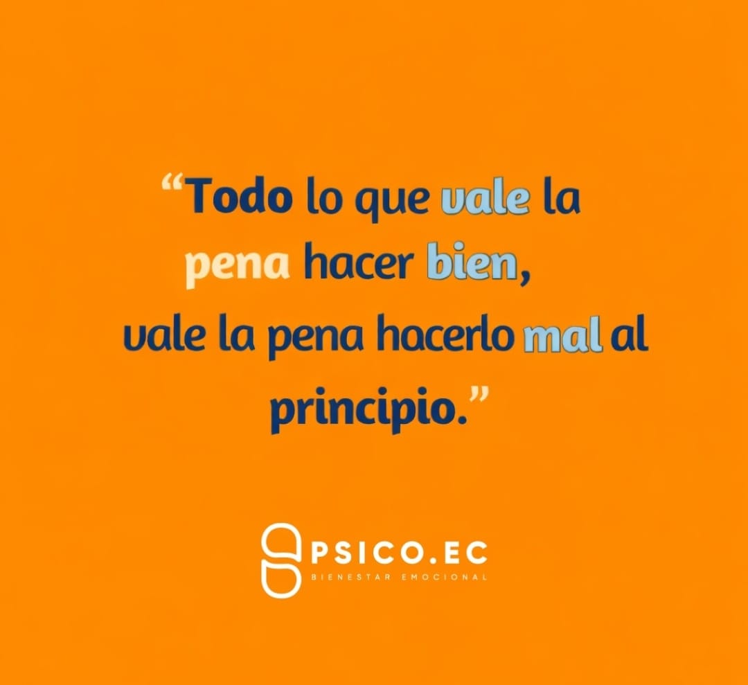 Psico_ec's tweet photo. Muchas veces nos detenemos por miedo a equivocarnos 🚫, olvidando que cada inicio imperfecto es el primer paso hacia la maestría 📈.
La excelencia no nace de la perfección inmediata, sino de la valentía de comenzar, aun con tropiezos 💡.

(593) 0993808637 https://t.co/1jxkKXQKsW