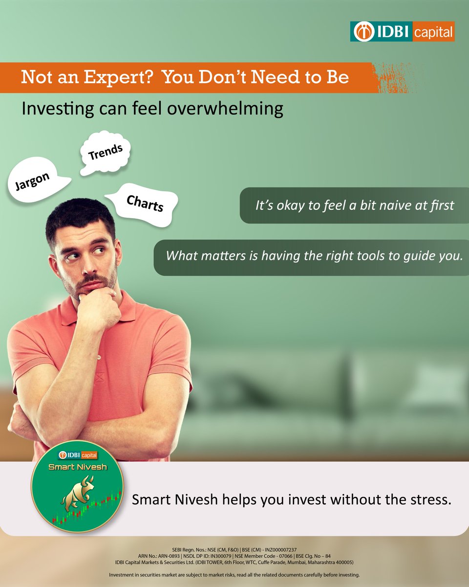 Starting your investment journey? Smart Nivesh makes the first step easier!

Download and experice now!
Via Play Store :
play.google.com/store/search?q…
Via App Store :
apps.apple.com/in/app/idbi-sm…

#SmartNivesh #IDBICapital

Disclaimer link (lnkd.in/gyNy2fss)