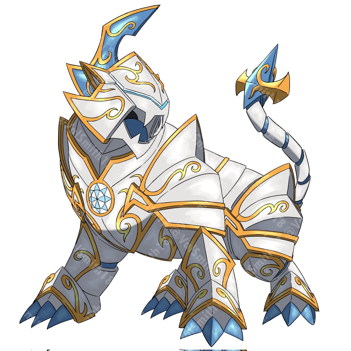 ValSmith18's tweet photo. Evetrom, the Legendary Metal Pokemon (name and concept by ArtioG)

Thanks for commissioning on @_VGen_! Check the link in my bio to check out my VGen and other stuff!

#vgen #pokemon #fakemon #vgencomms #valsmith18 https://t.co/yEJqHntZIj