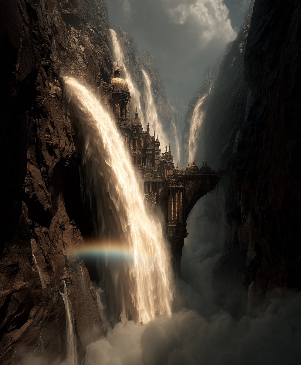 VinnieM84556's tweet image. QT: Waterfall
#AIイラスト #AIart #Waterfall