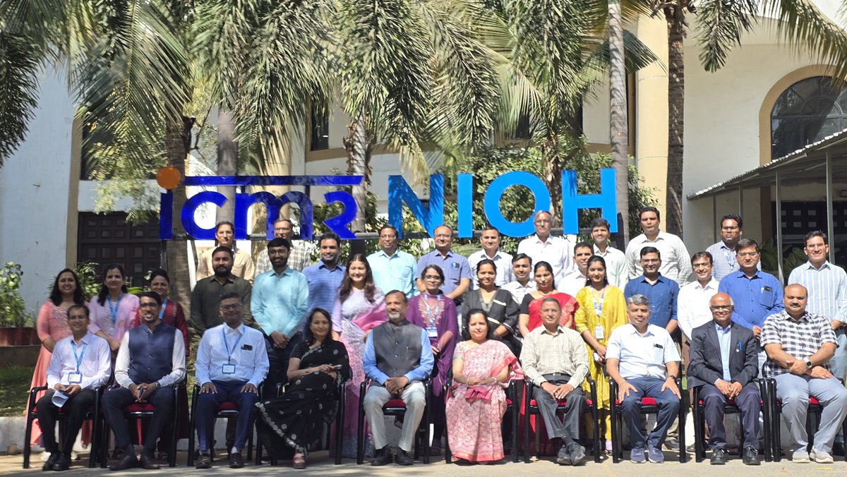 icmrnioh's tweet photo. Accelerating the mission for a TB-free India! 🚀

Today, ICMR-NIOH Ahmedabad is convening the "TB Research Accelerator Program" workshop. Defining the next frontier of research to turn scientific evidence into life-saving clinical practice.

#EndTB #ICMRNIOH #ICMRNIRT #ICMR https://t.co/shn5SgXAqo