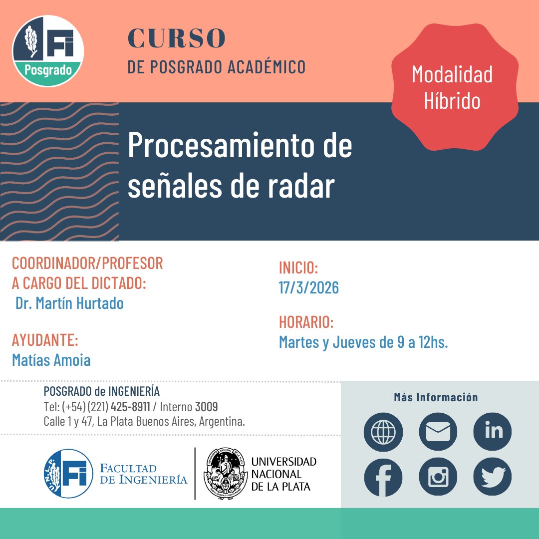 Posgrado Ingeniería UNLP tweet media