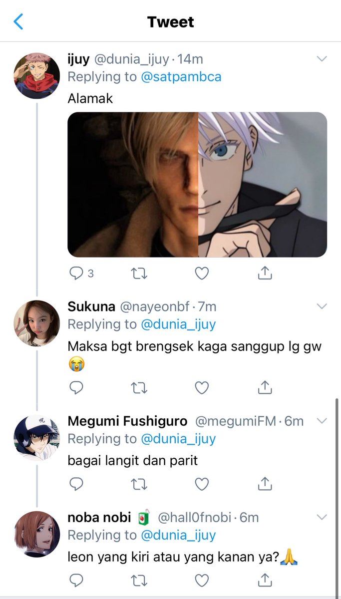 #JJK Leon ngaku gojo