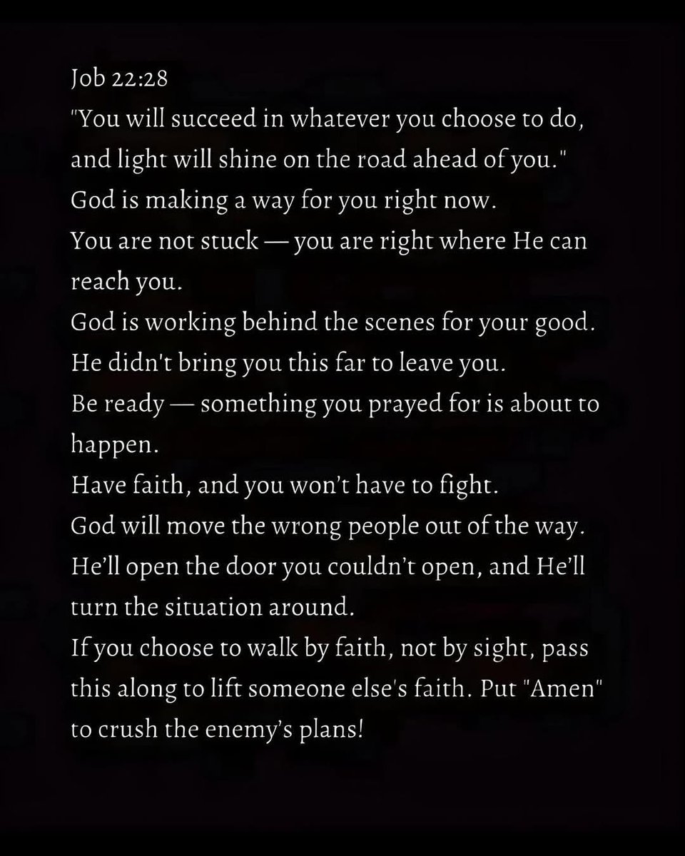 I sent this to my friends and family, so I'm putting it out here for y'all too.

Read and affirm.