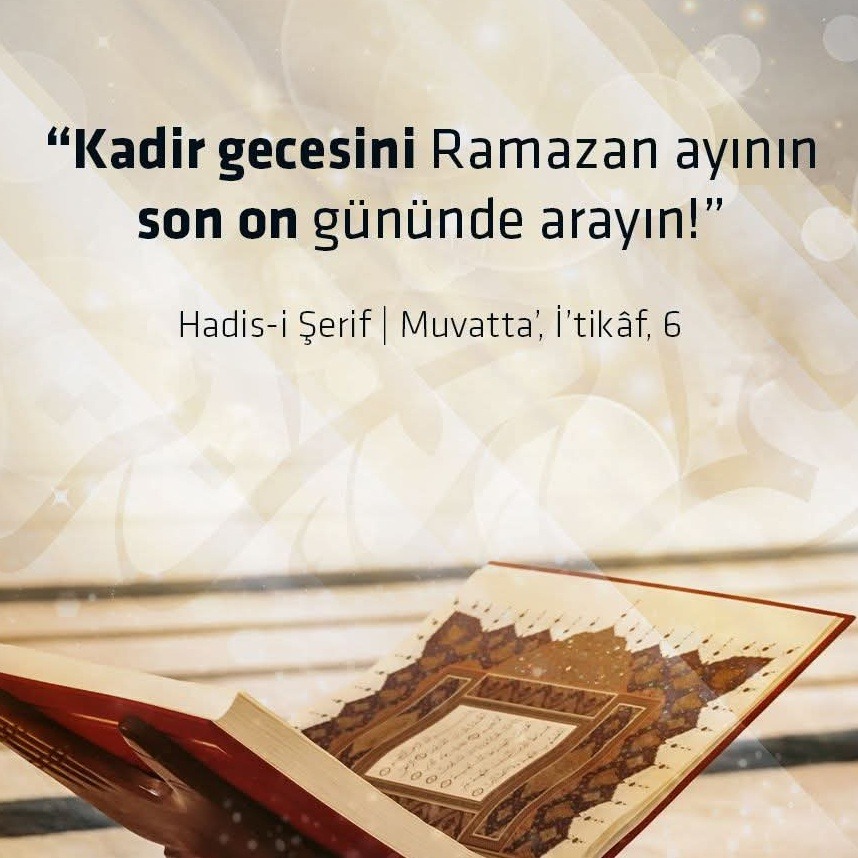 Gucluturkfd's tweet image. Resûlullah (sas) şöyle buyurmuştur: “Kadir gecesini Ramazan ayının son on gününde arayın!”

Muvatta', İ'tikâf, 6

#Islam #Islamist #ayet #ayetler #dua #Kuran #Hadis #hadisler #peygamber