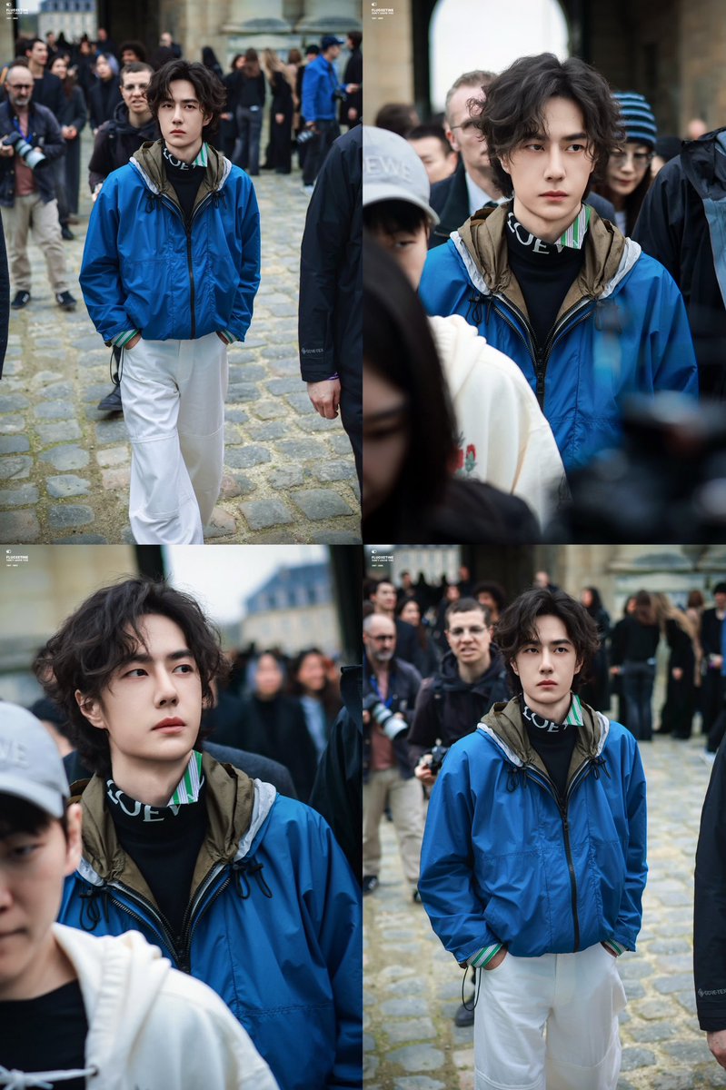 2amWangYibo's tweet photo. WangYibo at LOEWE PFW26 #YIBOxLOEWEFallWinter26 #WangYibo #LOEWEFW26 

เท่สุดจริงไรจริง สื่อแฟชั่นเรียกชุดนี้ของอี้ป๋อว่า “Elegant Blue” 💙 

Pix by FLUOXETINE·王一博 https://t.co/yFFvyaKodZ