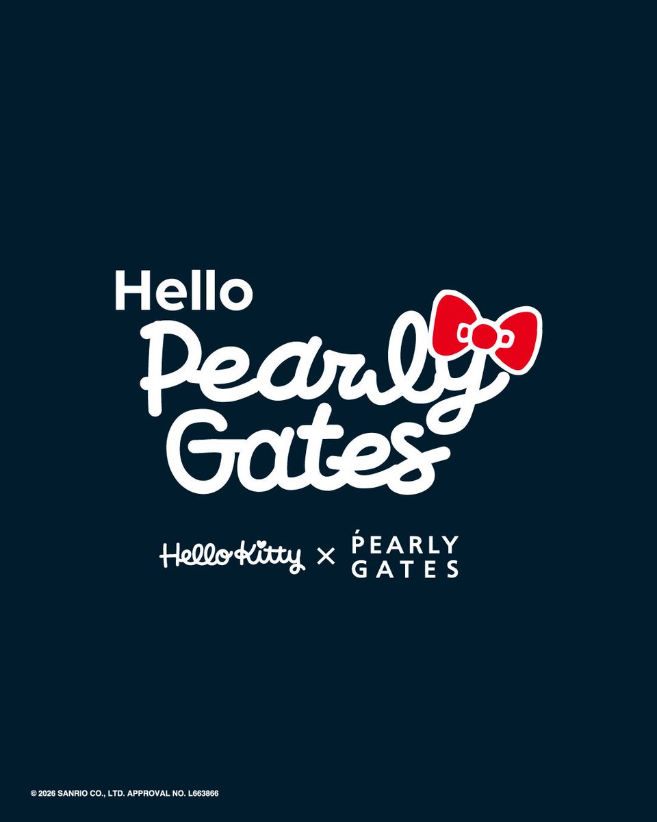 HelloKitty × #PEARLYGATES】 『PEARLY GATESといつでも一緒 #ハロー