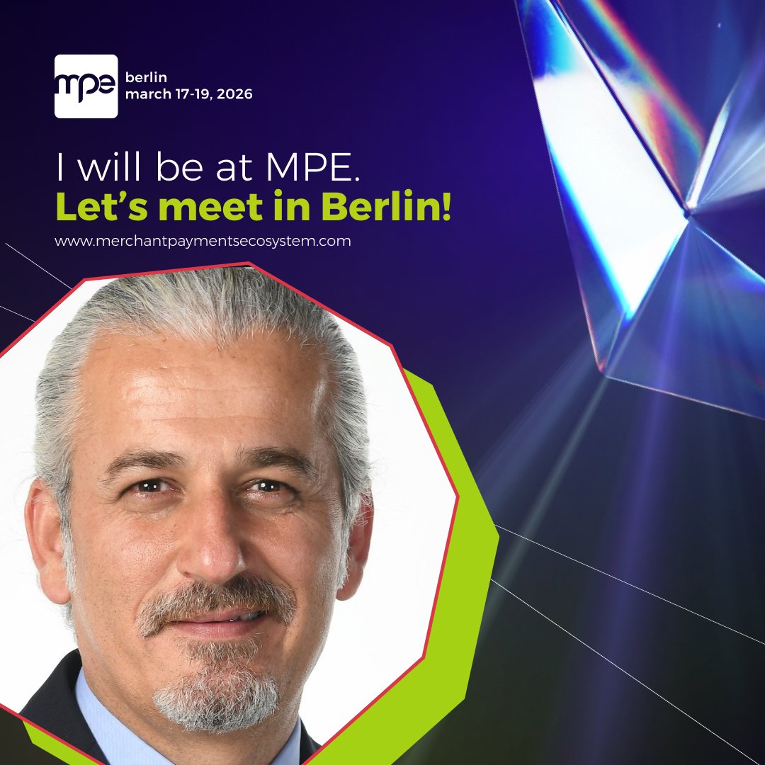 SeferYuksel's tweet photo. 🚀 Don’t miss Europe’s top merchant payments conference
#mpeecosystem #mpeberlin #mpe2026
@BloombergHT @mpecosystem https://t.co/02jq5J87tL