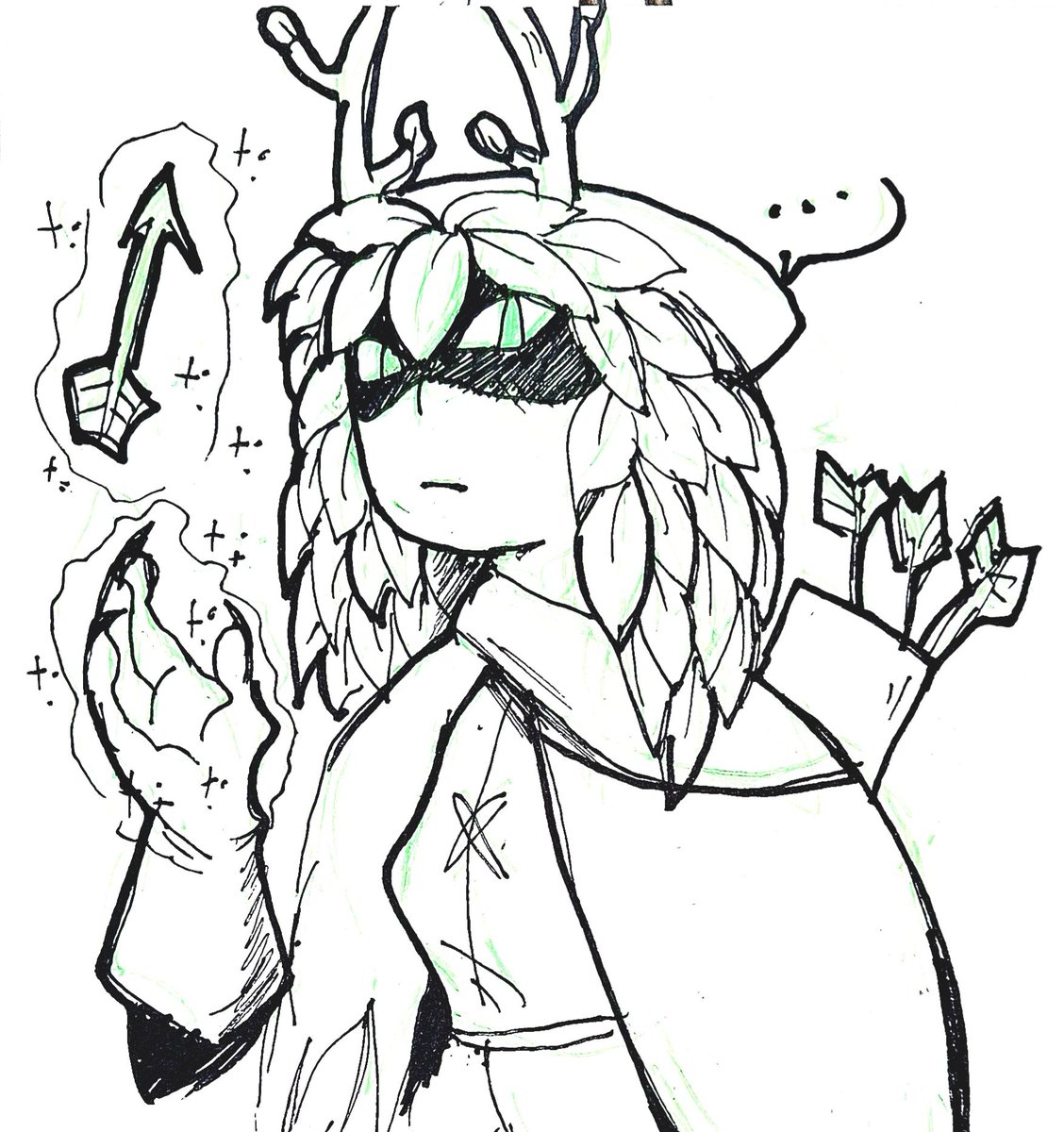 KaijuSlushx's tweet photo. Hw neurons activated while drawing her...i'm happy with how it turned out tho :3 https://t.co/wLtYJGJbC8