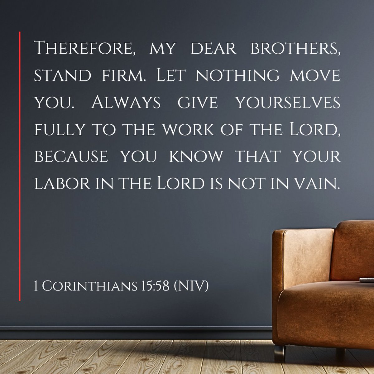 The Daily Grind ☕️ God Wastes Nothing

Nothing is wasted in the kingdom. No suffering or pain or hardship or setback.

God uses everything to mold and shape us into the image of Christ. “Know that your labor in the Lord is not in vain.”

So what should we do? Paul answers: “Stand