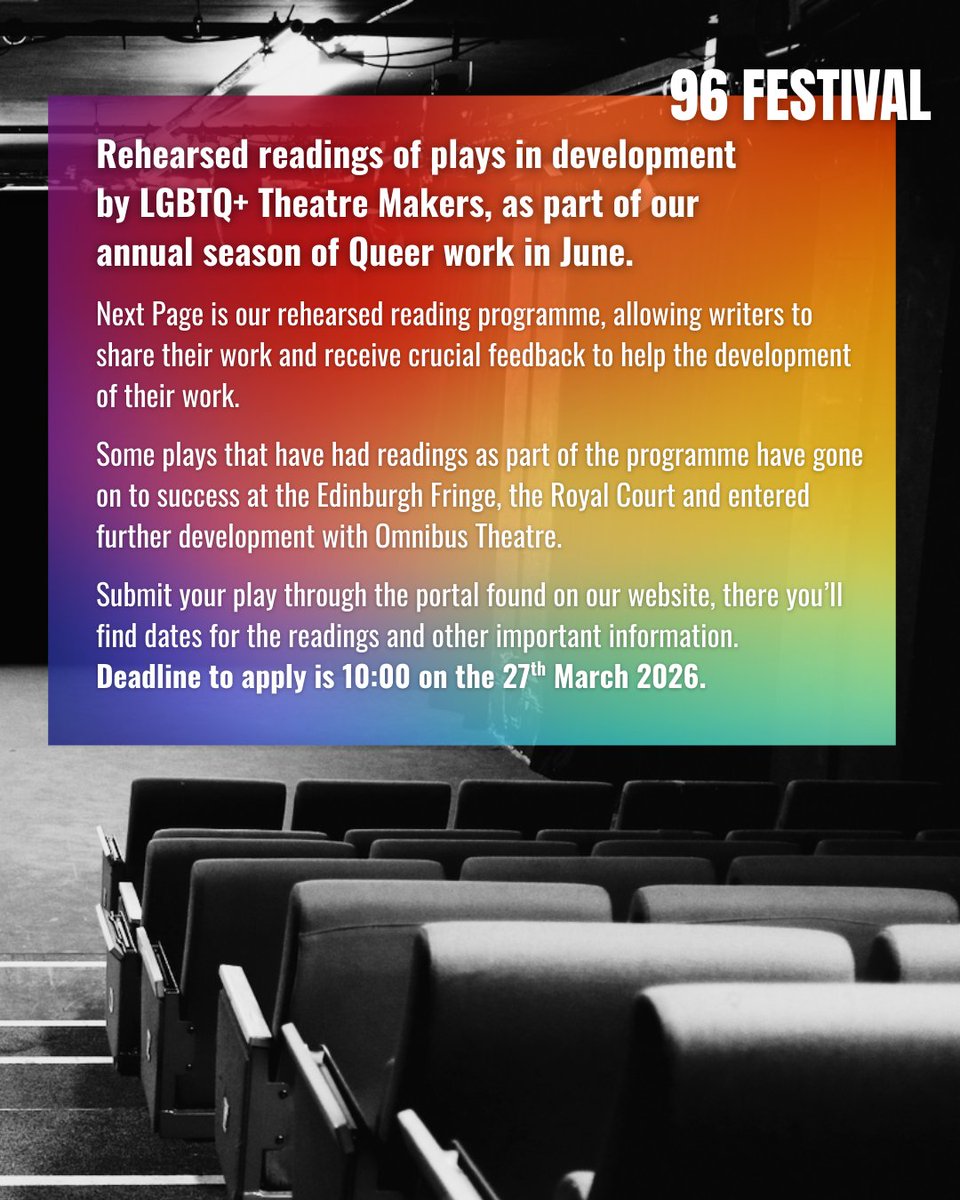 Omnibus Theatre tweet media