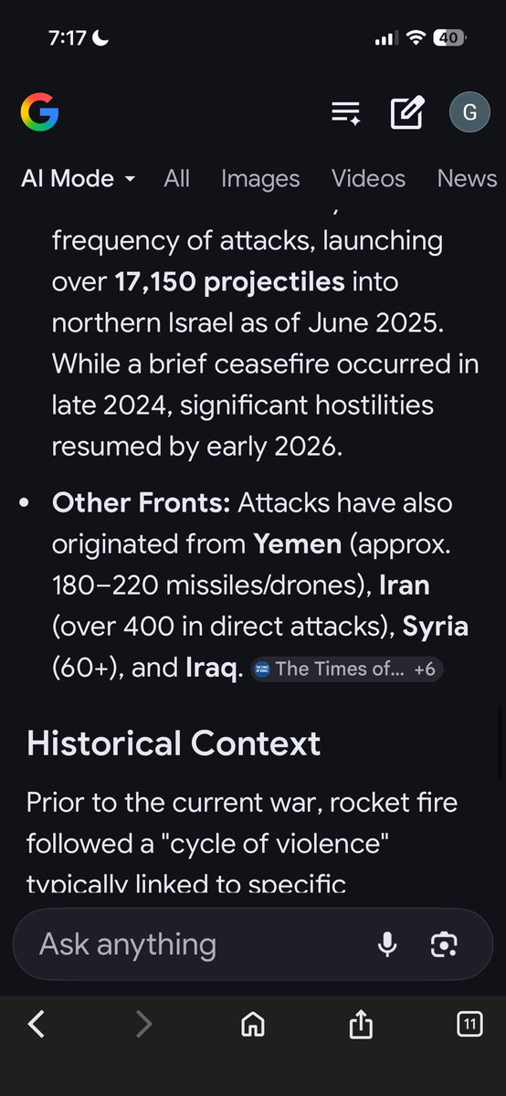 Theashmanto's tweet photo. @m00nieeeee @erenfromtargets Here’s an example of what AI said about this topic. While it begins to explain post-October 7, it continues by explaining pre-october 7 statistics. https://t.co/ZO3L48akBT