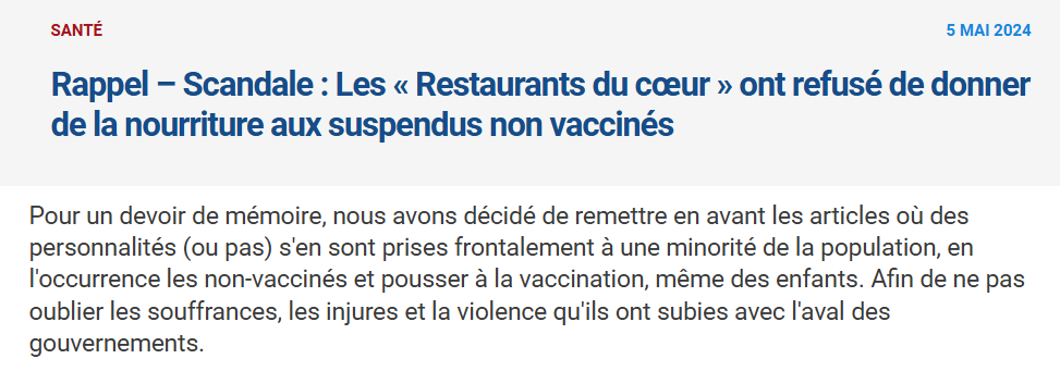 BlemontD's tweet photo. La collecte annuelle des Restos du Cœur démarre ce vendredi et ce sera sans moi : je n’oublie pas qu’ils ont refusé de donner aux soignants suspendus et qu’ils font la gueule si vous donnez des aliments avec du porc ! qu'ils aillent se faire foutre... https://t.co/RbDN51xLqD