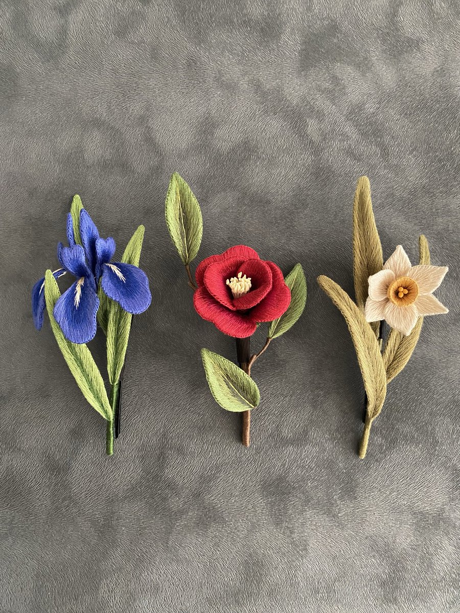 PieniSieni(ピエニシエニ) オフフープ立体刺繍作家 tweet media