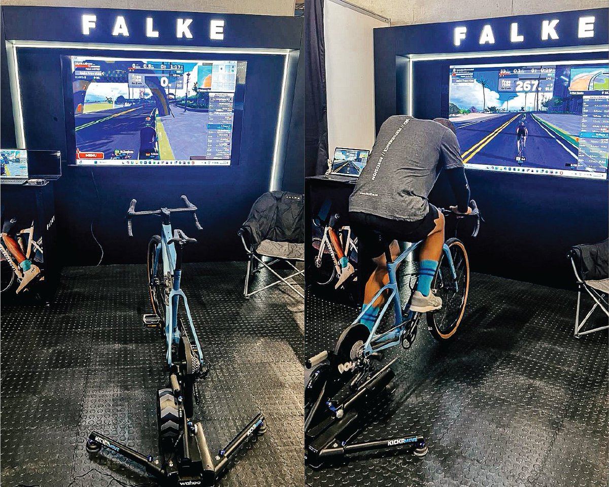 FalkeSA's tweet photo. Think you’ve got the fastest sprint in Cape Town? Prove it at the FALKE booth at the Cape Town Cycle Tour Expo.

Jump on the KICKR setup and give us your best 1-minute effort. The top 3 riders win FALKE up for grabs!

📍 Stands 92–95 https://t.co/Dubiln7RXQ