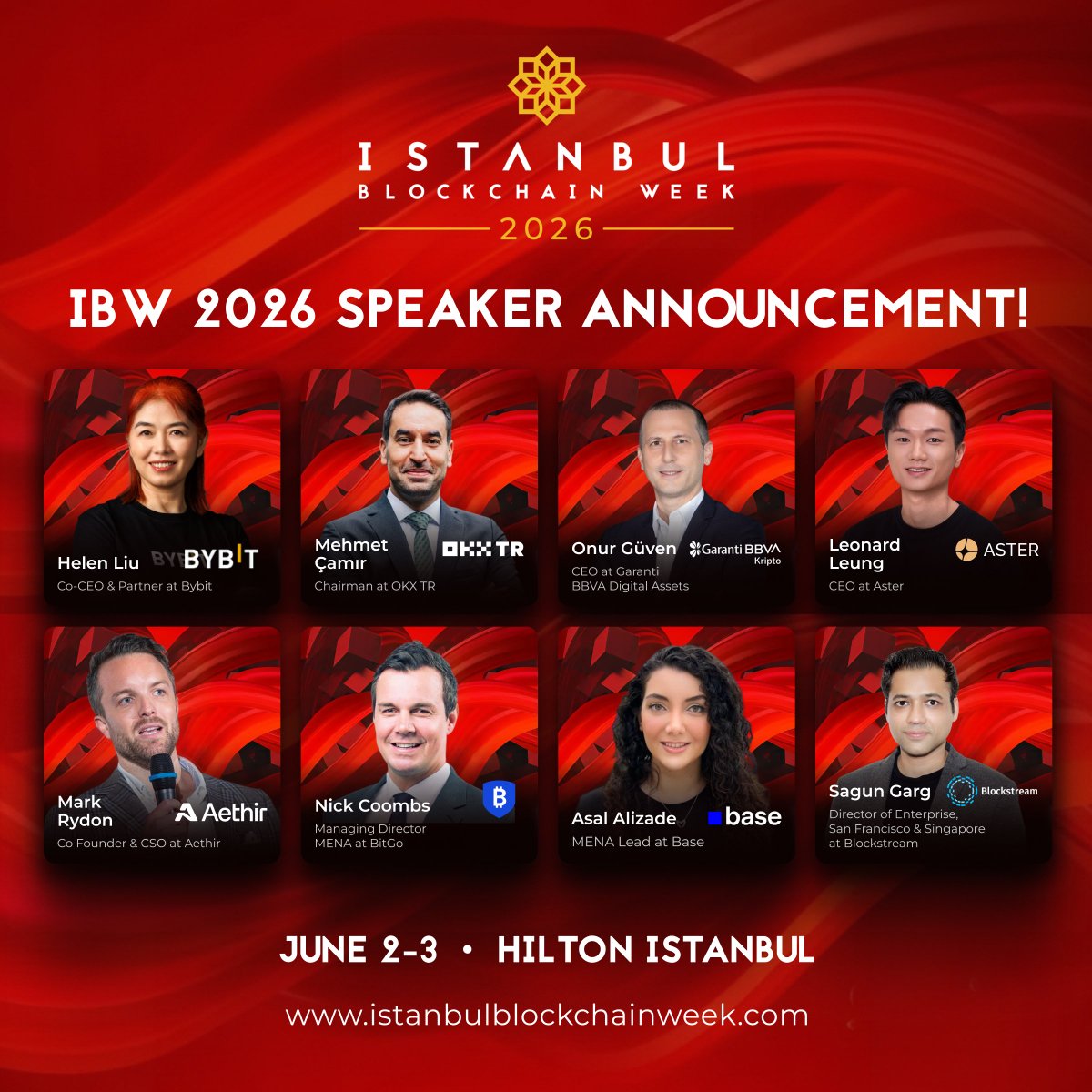 Istanbul Blockchain Week tweet media