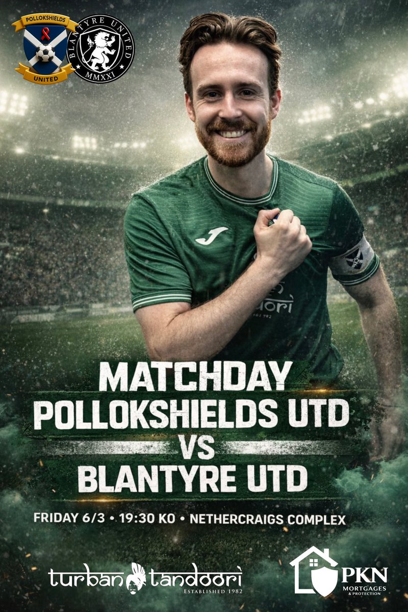 PshieldsUtd's tweet photo. Matchday …

🏆 @OnlySportLTD1 Champions Cup 
⚽️ Blantyre Utd
⏰ 19:30 kick-off 
🏟️ Nethercraigs Complex 

Cmon the shields!! 🙌⚽️ https://t.co/IxqsWbnJ87