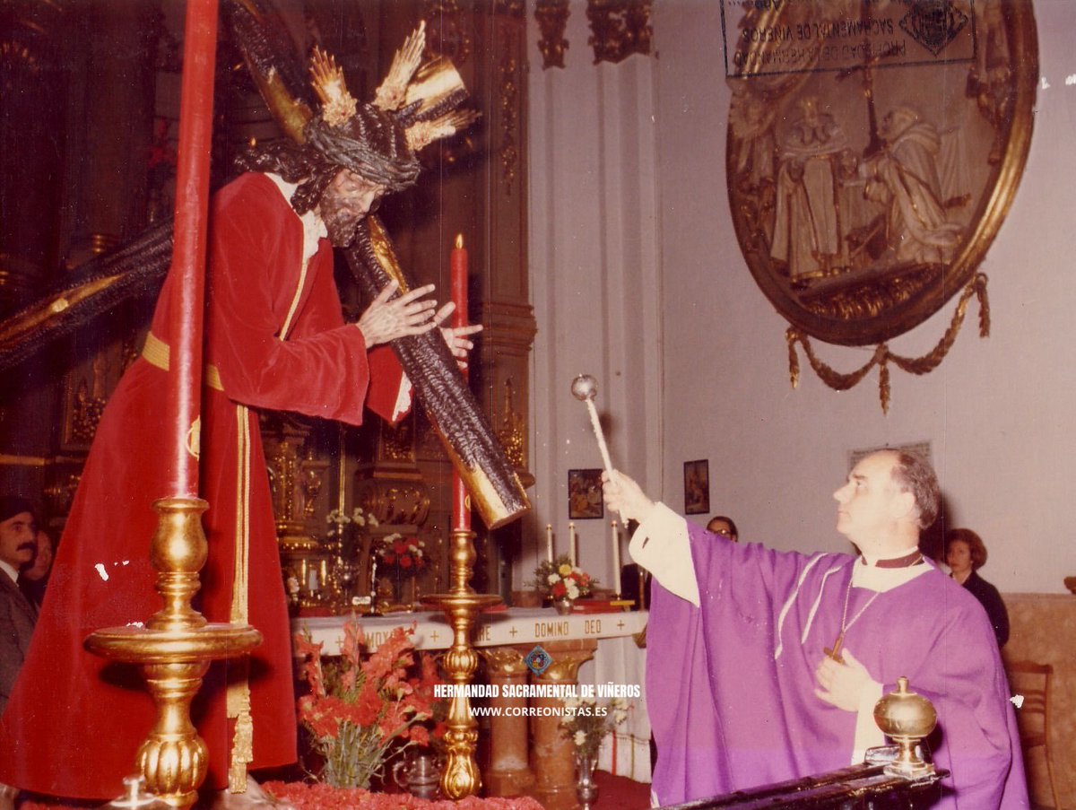 correonistas's tweet photo. 𝟎𝟔/𝟎𝟑/𝟏𝟗𝟕𝟔 – 𝟎𝟔/𝟎𝟑/𝟐𝟎𝟐𝟔

Hoy se cumplen 50 años de la bendición de Nuestro Padre Jesús Nazareno de Viñeros.

Medio siglo de fe, de promesas y de miradas que encuentran consuelo en Él.

Gracias, Señor, por seguir acompañándonos.

#50NazarenodeViñeros #CofradíasMLG https://t.co/4YdLNo2Dmo