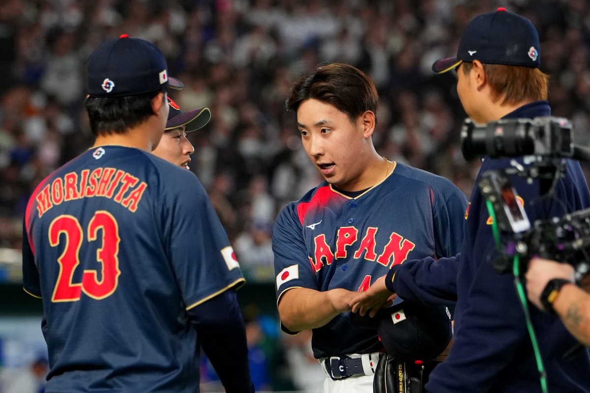 2026 ワールドベースボールクラシック™ 東京プール presented by ディップ
チャイニーズ・タイペイ vs 日本⚾️

#藤平尚真 選手が3回に登板！
満塁の場面を三振で切り抜けました！

#侍ジャパン
#RakutenEagles