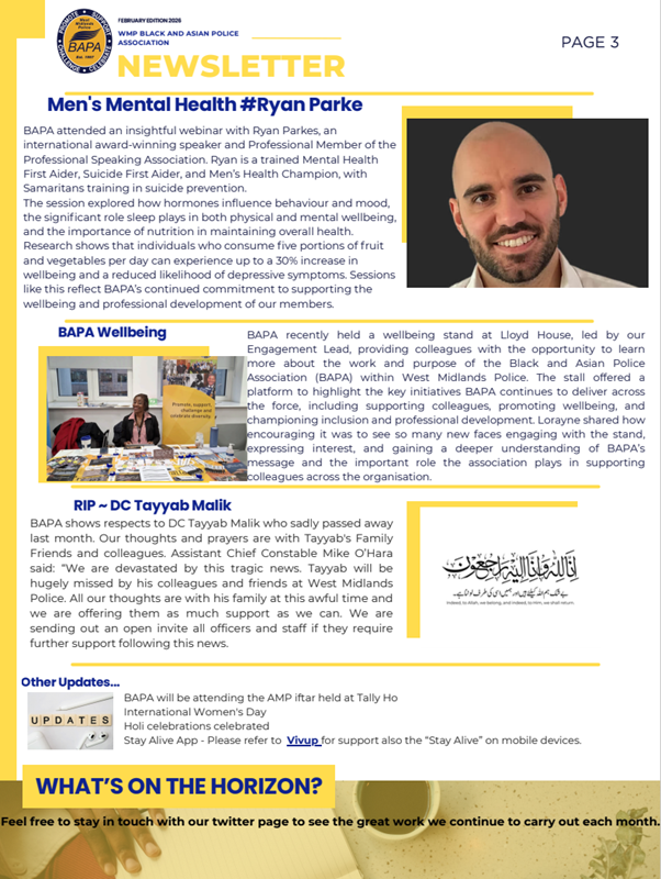 West Mids Black and Asian Police Association tweet media