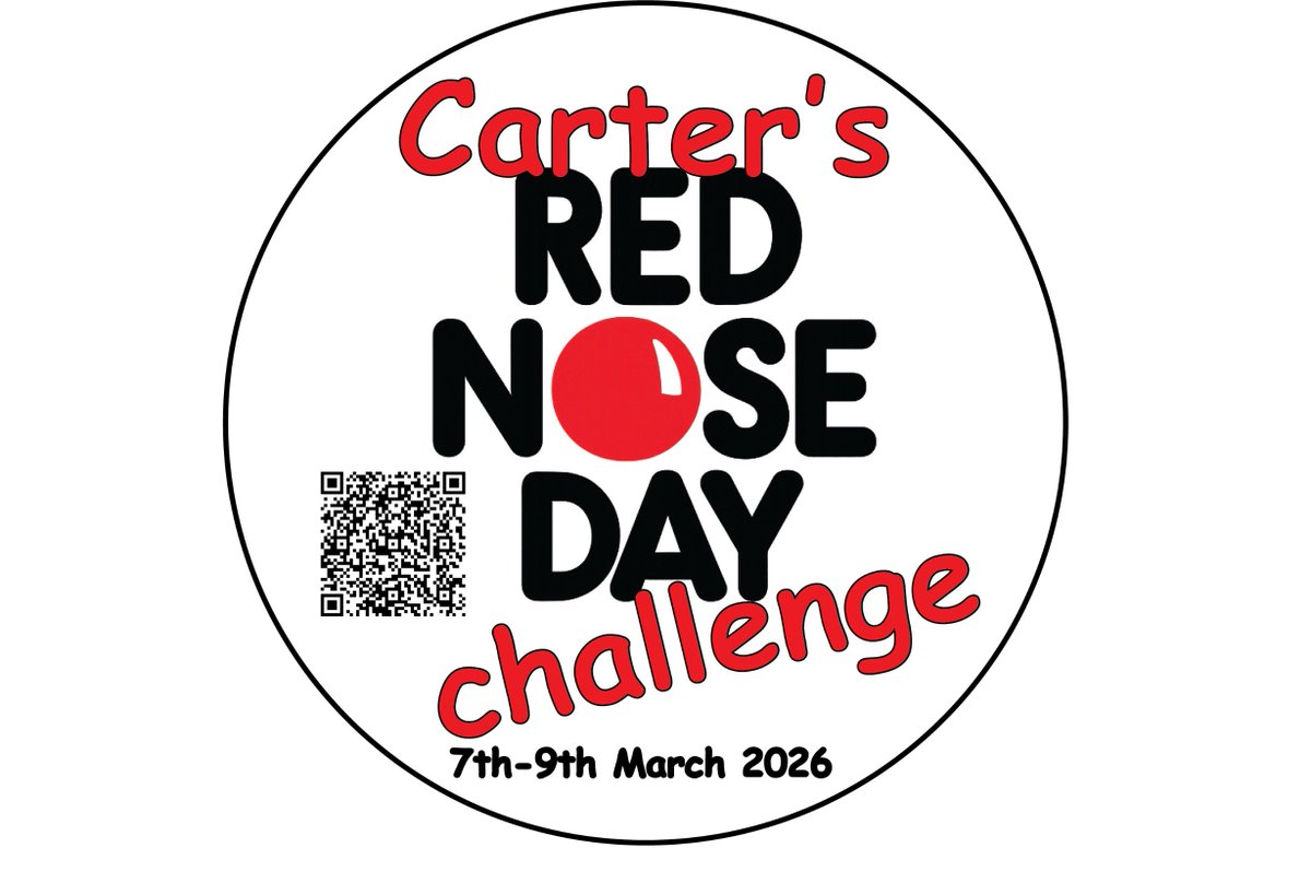 Dag_RedFC's tweet photo. Tomorrow, we’re delighted to welcome Carter to the club as he takes on an incredible challenge for Red Nose Day 2026 in support of Comic Relief!

Between 7–9 March, Carter will travel 1,200+ miles in 48 hours, visiting 20 football clubs across England with “Red” in their name and scoring a goal at each ground using his Red Nose! 

His journey begins at Redhill F.C. and finishes in Cornwall at Redruth United F.C.

Carter will be scoring his goal at half-time. Please stick around and give him a big welcome, and consider donating to support this fantastic cause ❤️

https://t.co/rfSJA7fmIB