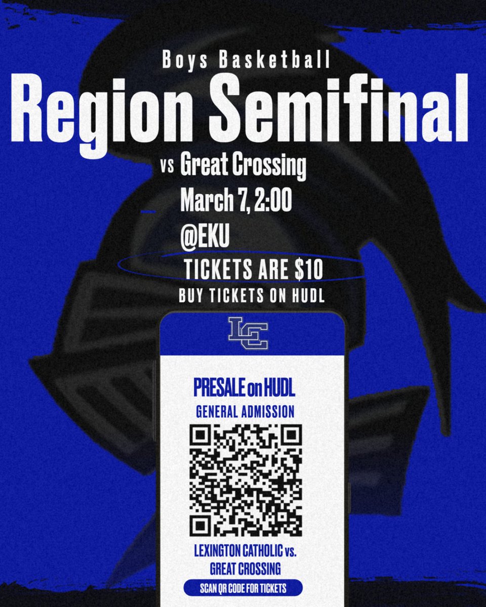 LexCathSports's tweet photo. Tomorrow our Boys Basketball team plays in the Region Semifinal against Great Crossing!  Tickets available now:
https://t.co/iyWNPo323D https://t.co/KFx7vaRQUy