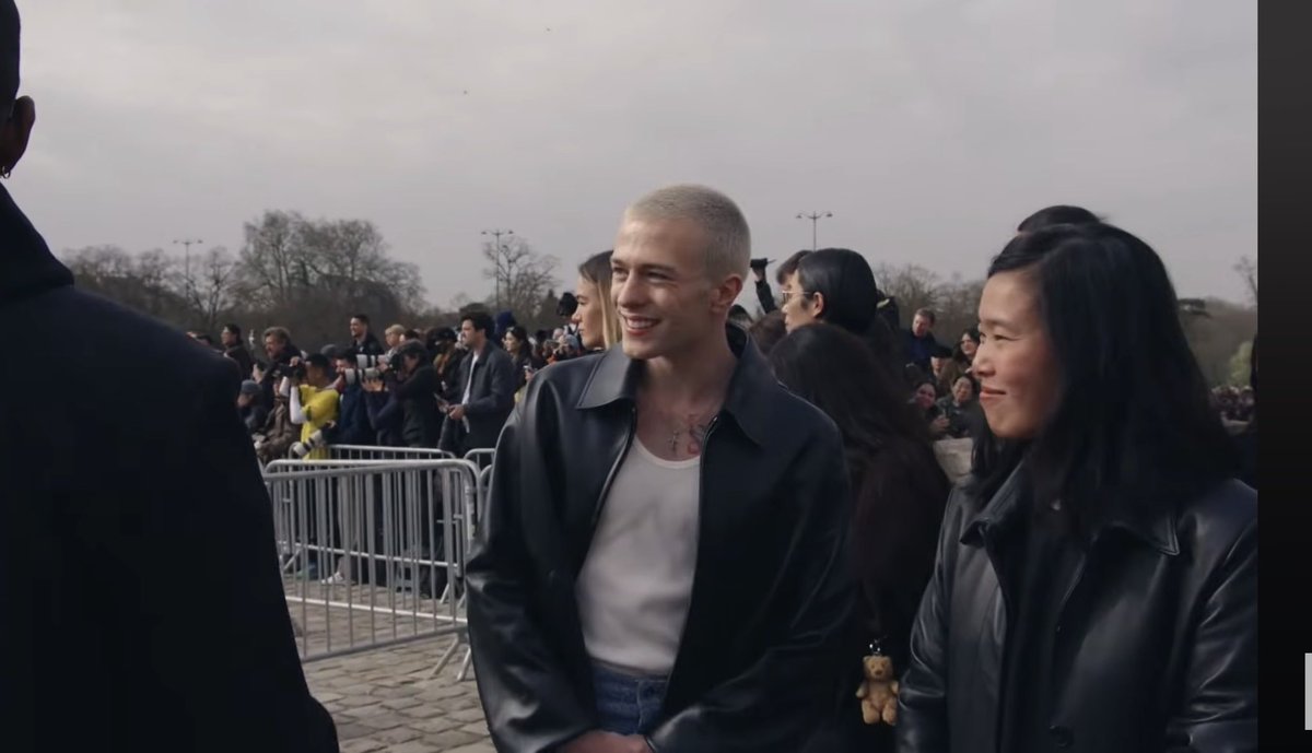 Ruaridh Mollica attends the LOEWE show in Paris