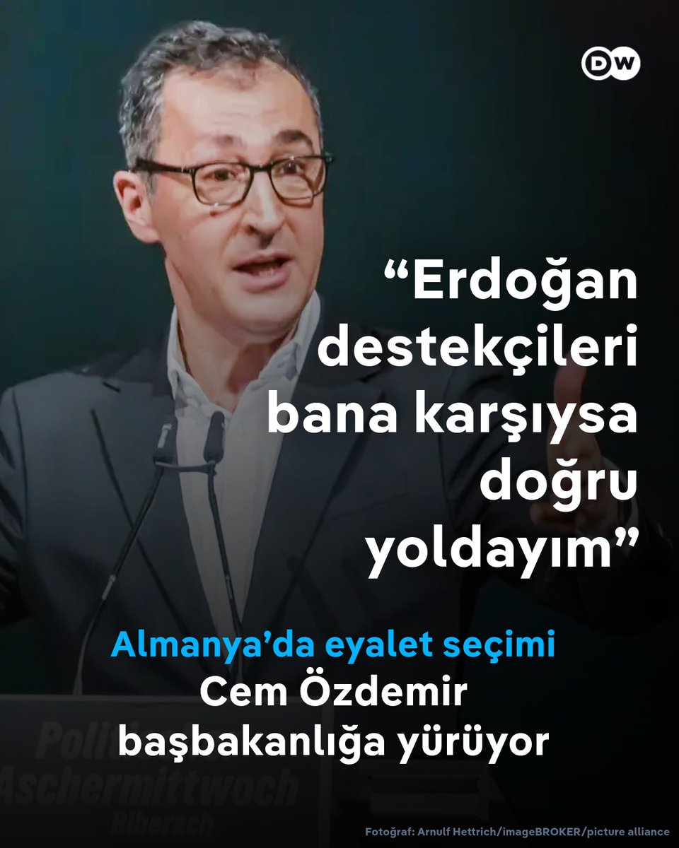 Almanya'nın Baden-Württemberg eyaletinde bu pazar günü seçimler yapılacak

Yeşiller'in başbakan adayı Cem Özdemir, seçime kısa bir süre kala anketlerde en güçlü rakibi CDU'lu Manuel Hagel ile başa baş gidiyor

Özdemir, seçim öncesi DW Türkçe'ye konuştu👇

p.dw.com/p/59s6n