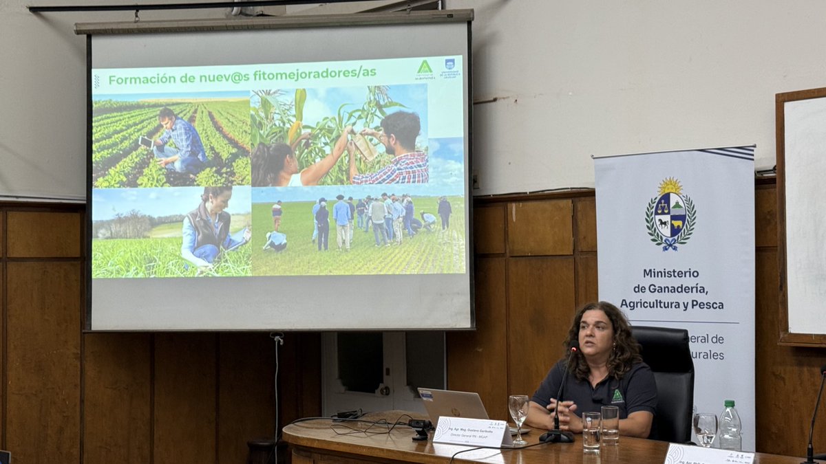 🌱 Primera celebración del Día del #Fitomejoramiento 
~ Junto a referentes del ámbito científico, técnico, productivo e institucional intercambiamos sobre su rol estratégico en el desarrollo agrícola de 🇺🇾
~ Los avances en mejoramiento genético vegetal permiten crear #cultivares