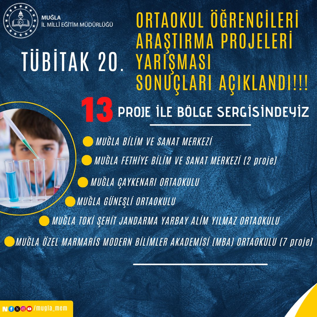 Muğla İl Millî Eğitim Müdürlüğü tweet media