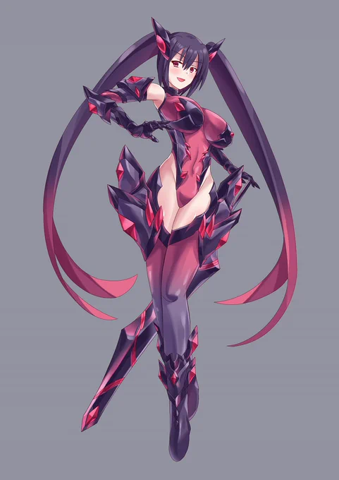 ドラゴン娘ほど得意ではないですが、変身ヒロインもいけます
