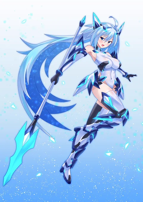 ドラゴン娘ほど得意ではないですが、変身ヒロインもいけます
