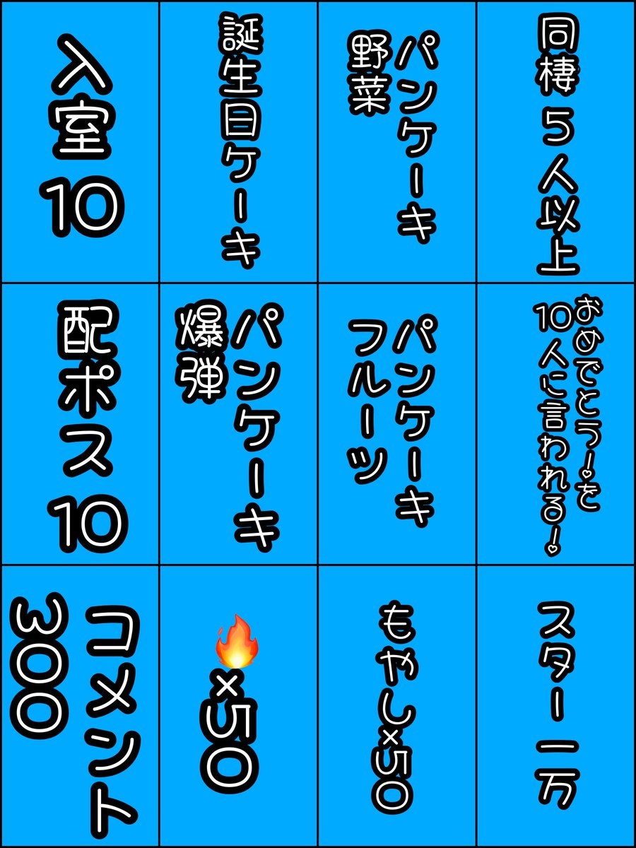 \\謝罪会見//
※パネルに「同棲5人以上」とありますが正しくは「同接5人以上」です。大変な誤字をしてご迷惑をおかけしました。申し訳ございませんでしたm(_ _)m