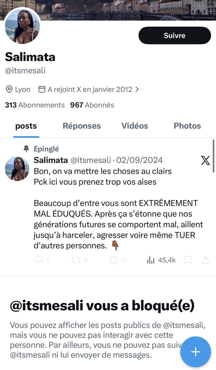 Elle a ragequit la conv après un seul lien 😂 ce niveau de seum.