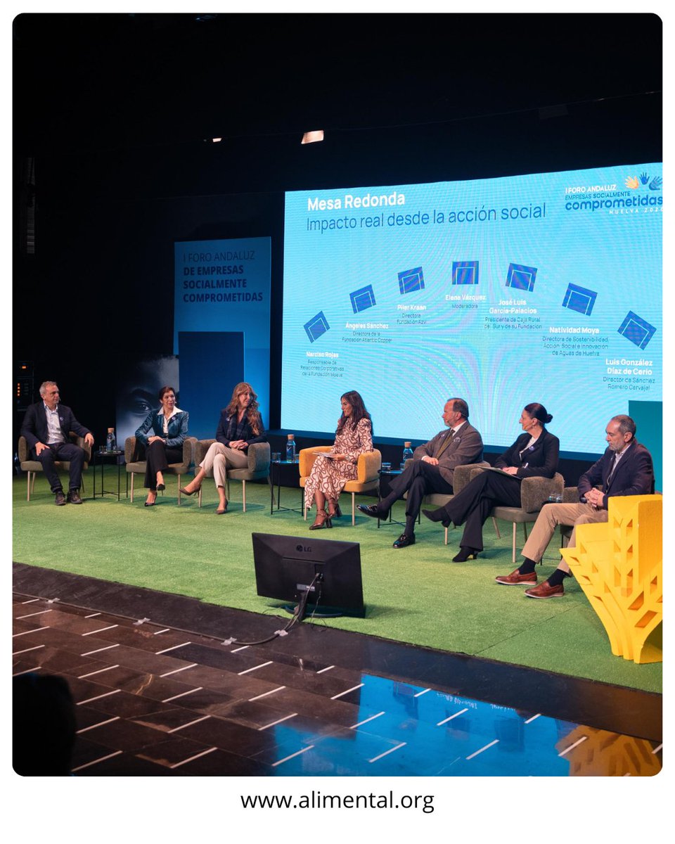 AlimentalHuelva's tweet photo. 🤝 Huelva acogió el I Foro de Empresas Socialmente Comprometidas, impulsado por Manos Unidas y la Fundación Caja Rural del Sur. Un encuentro que puso en valor la educación, la colaboración y la responsabilidad social como motores de desarrollo y transformación social. https://t.co/mDbiUys7Q4