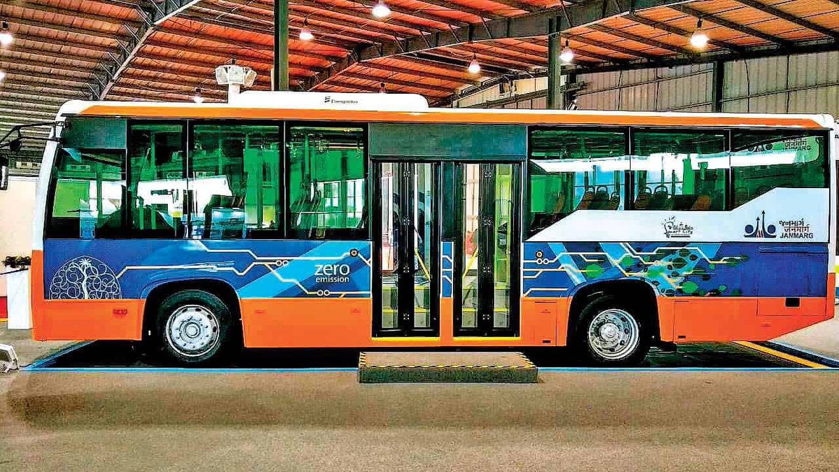 Ahmedabad to get 1,000 new Electric AC buses 🚌⚡

🔹 1,000 eco-friendly electric AC buses approved for Ahmedabad.
🔹 700 buses will join AMTS and 300 will join BRTS.
🔹 Implementation under the Central Govt's PM E-DRIVE scheme.
🔹 New buses will arrive in phases during 2026 and